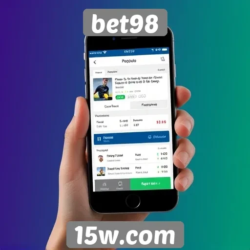 Experiência móvel do bet98 em dispositivos